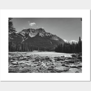 Jasper National Park Mountain Landscape Photo V4 Posters and Art